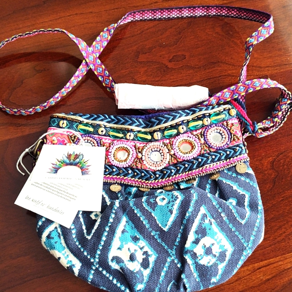 Christophe Sauvat beaded Domi pouch